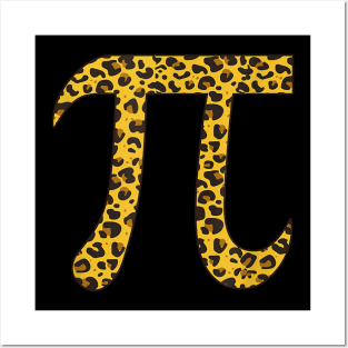 Leopard Pi Gift Pi Day Shirt Happy Pi Day Math Teacher Posters and Art
